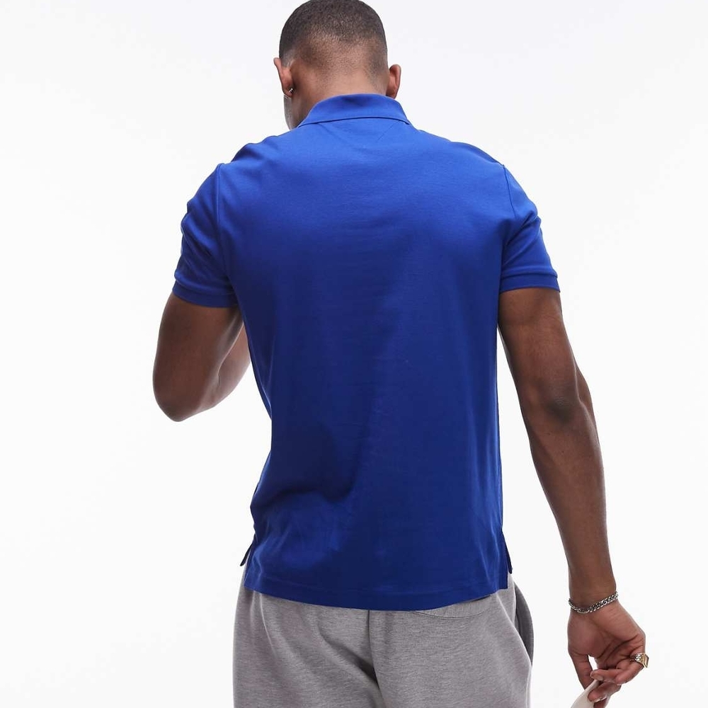 Tommy Hilfiger Vibrant Blue Polo, Mens Large 100% Cotton - Picture 3 of 7